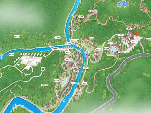 韶山结合景区手绘地图智慧导览和720全景技术，可以让景区更加“动”起来，为游客提供更加身临其境的导览体验。
